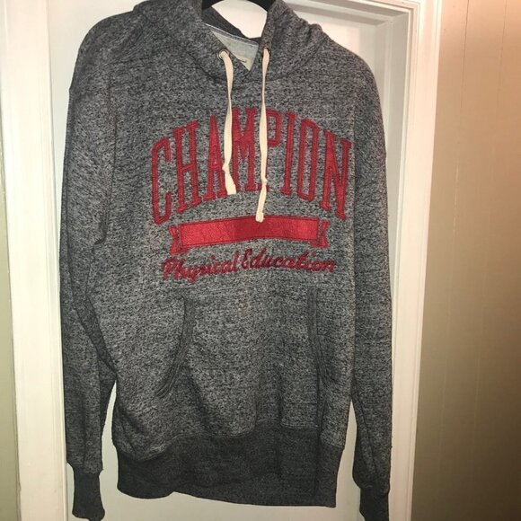CHAMPION Men’s‎ Gray Hoodie Size Large - Picture 2 of 10